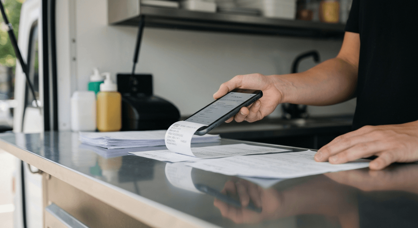 Scanning Invoices for Your Food Truck: Save 2 Hours Per Week